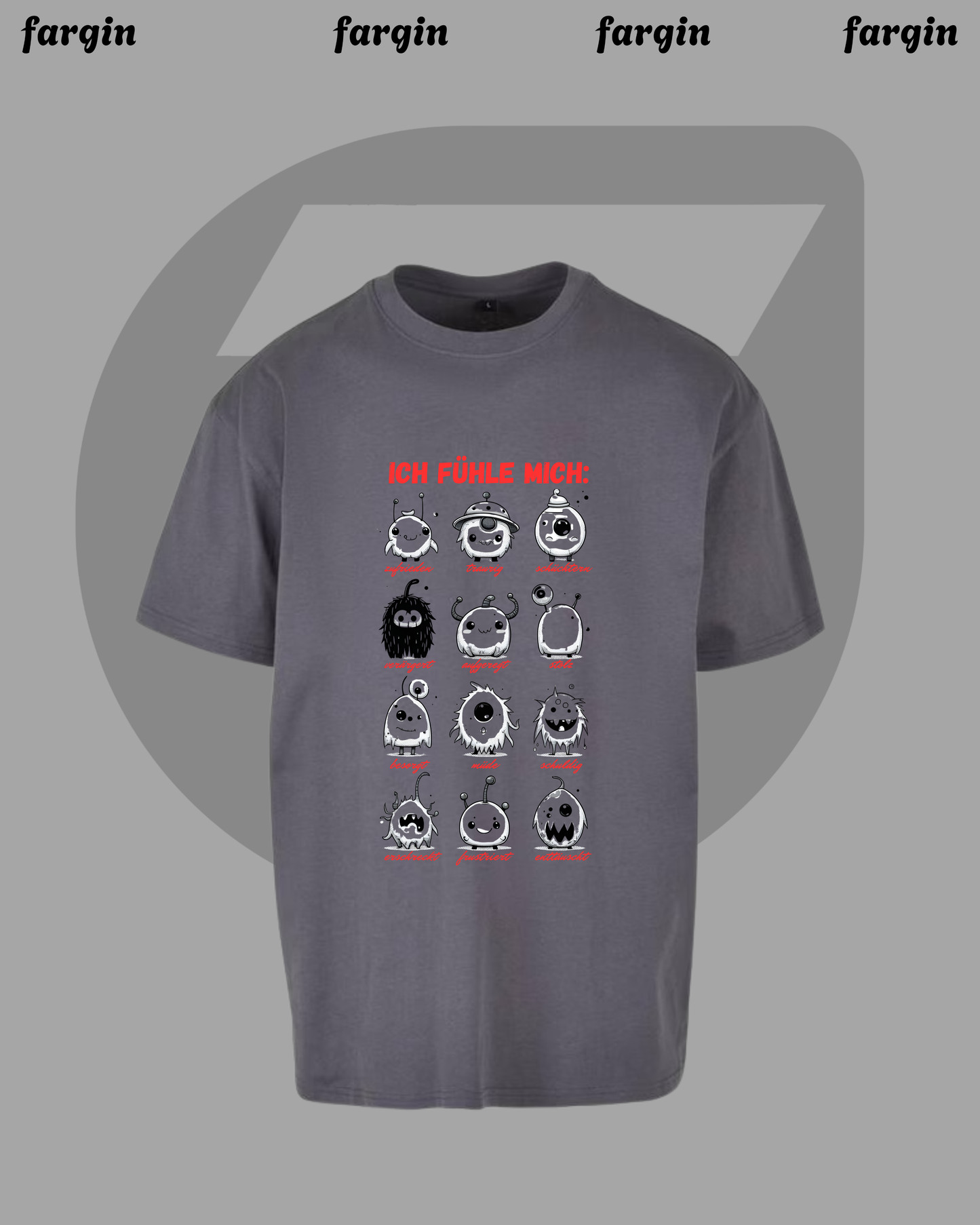German Meme Oversized Cotton T-Shirt