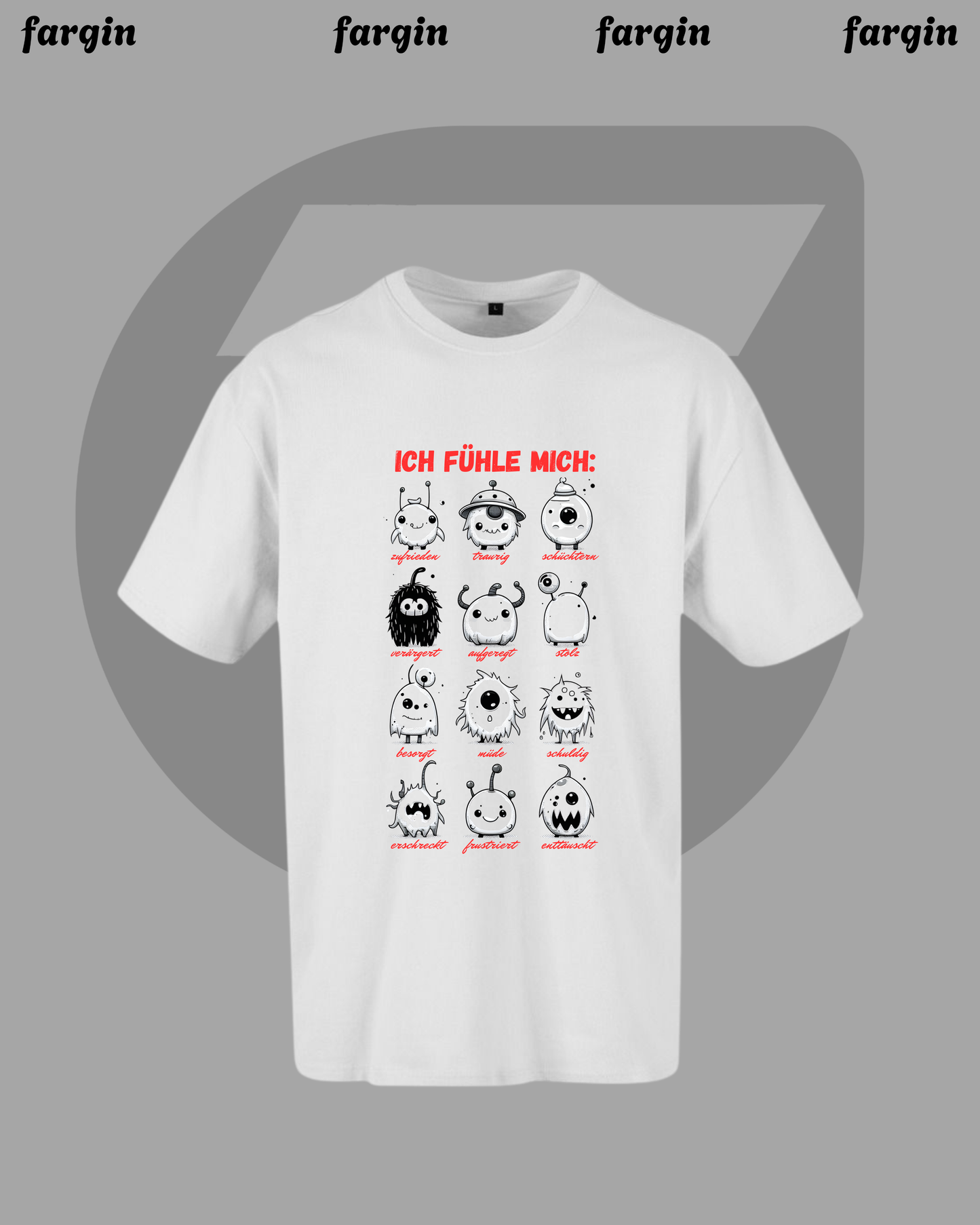 German Meme Oversized Cotton T-Shirt
