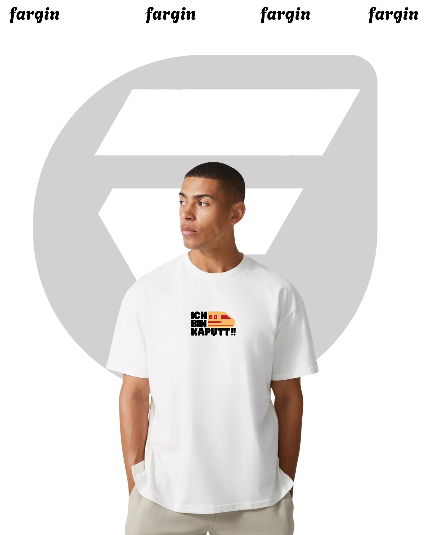 German Meme Oversized Cotton T-Shirt