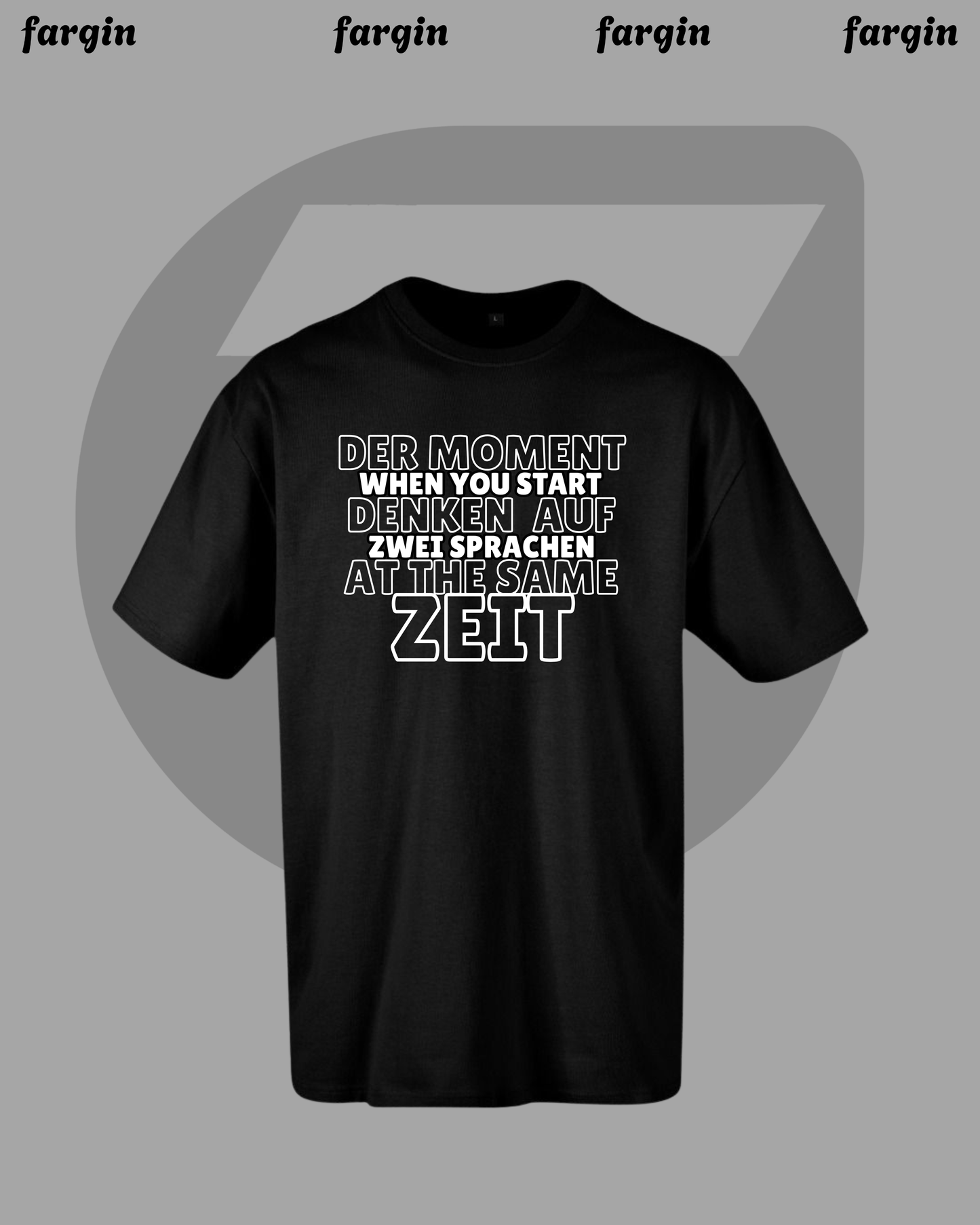 German Meme Oversized Cotton T-Shirt