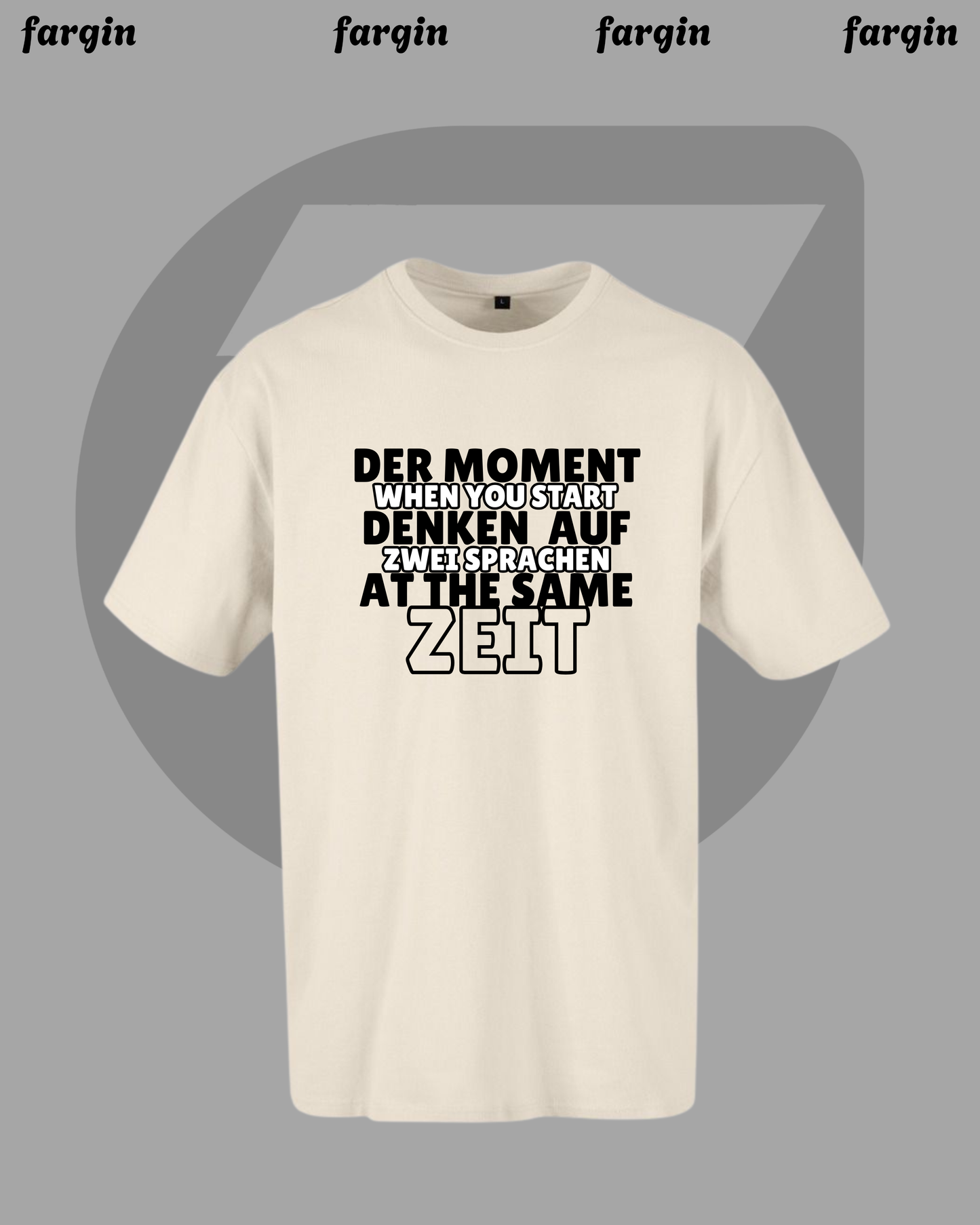 German Meme Oversized Cotton T-Shirt