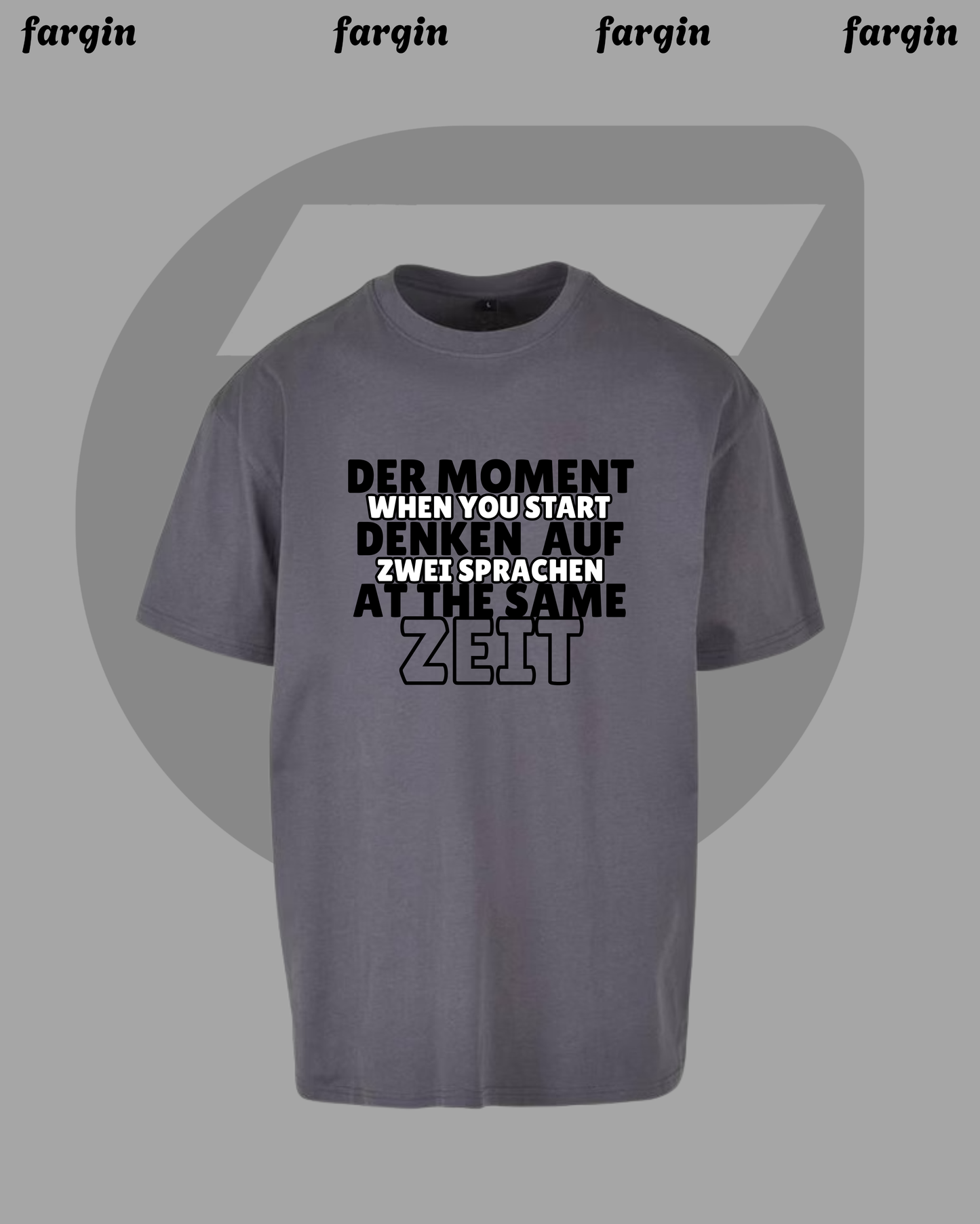 German Meme Oversized Cotton T-Shirt