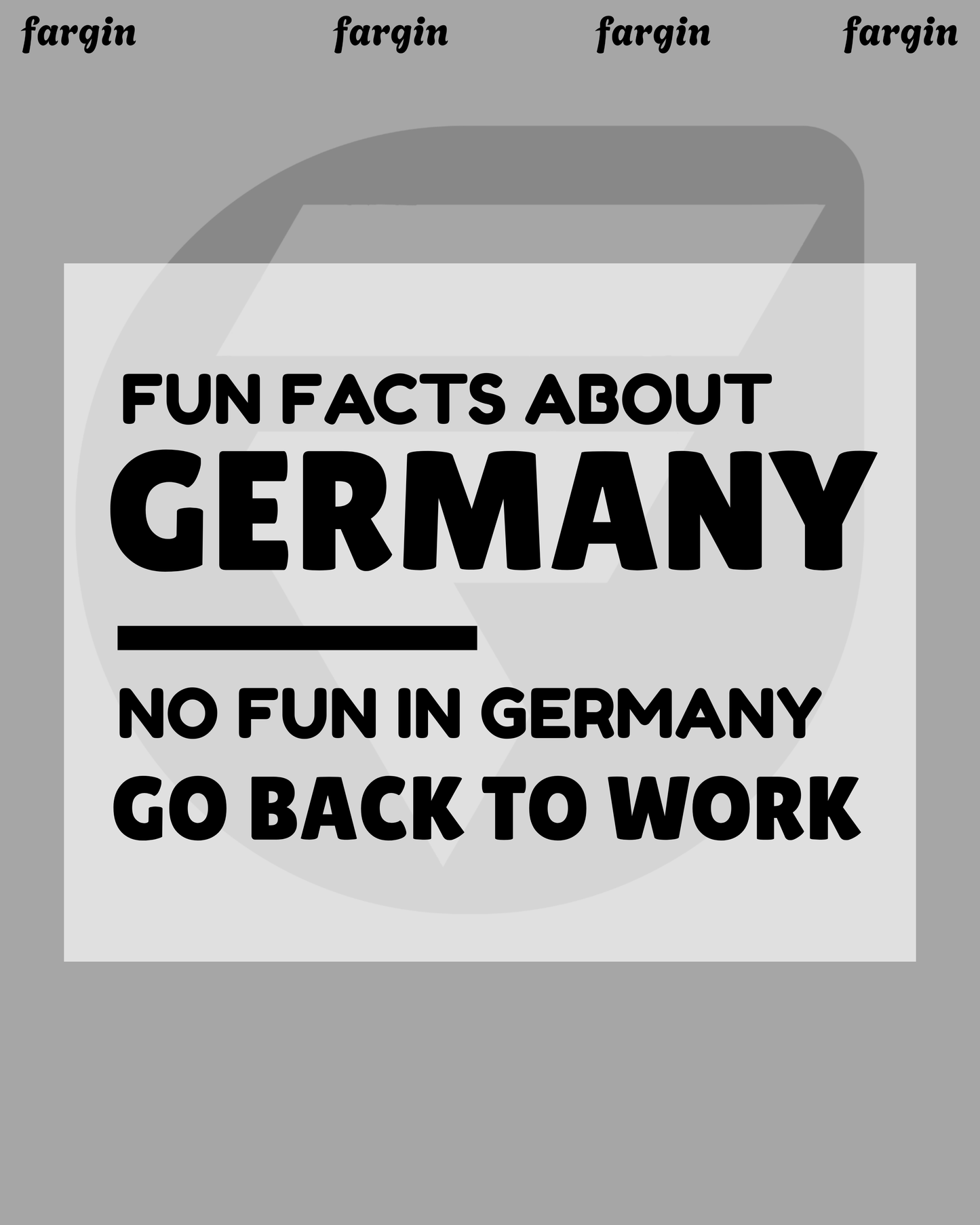 German Meme Oversized Cotton T-Shirt