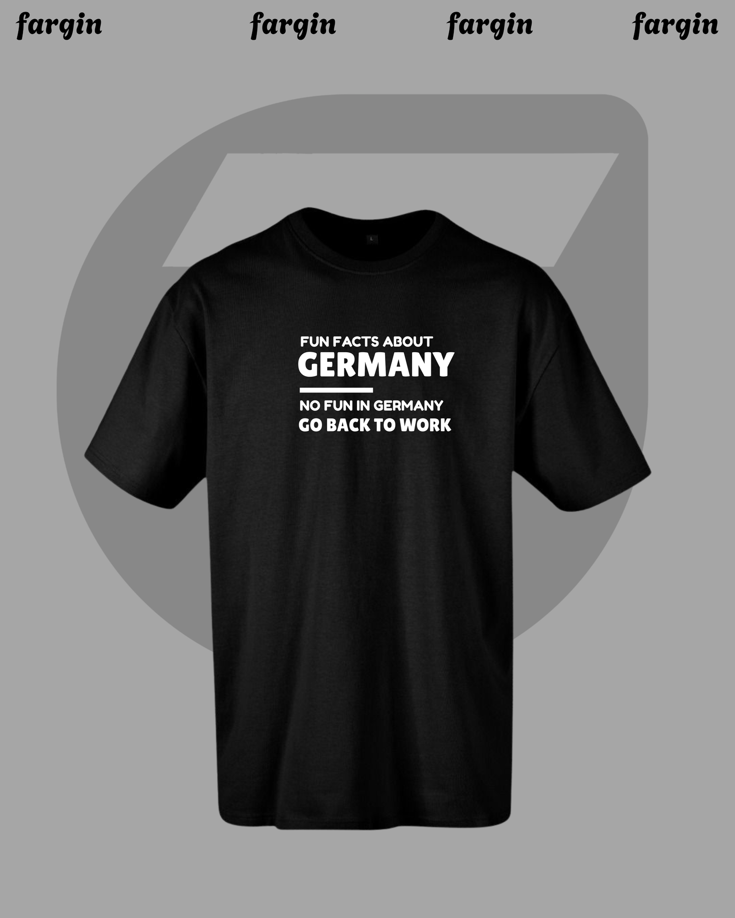 German Meme Oversized Cotton T-Shirt