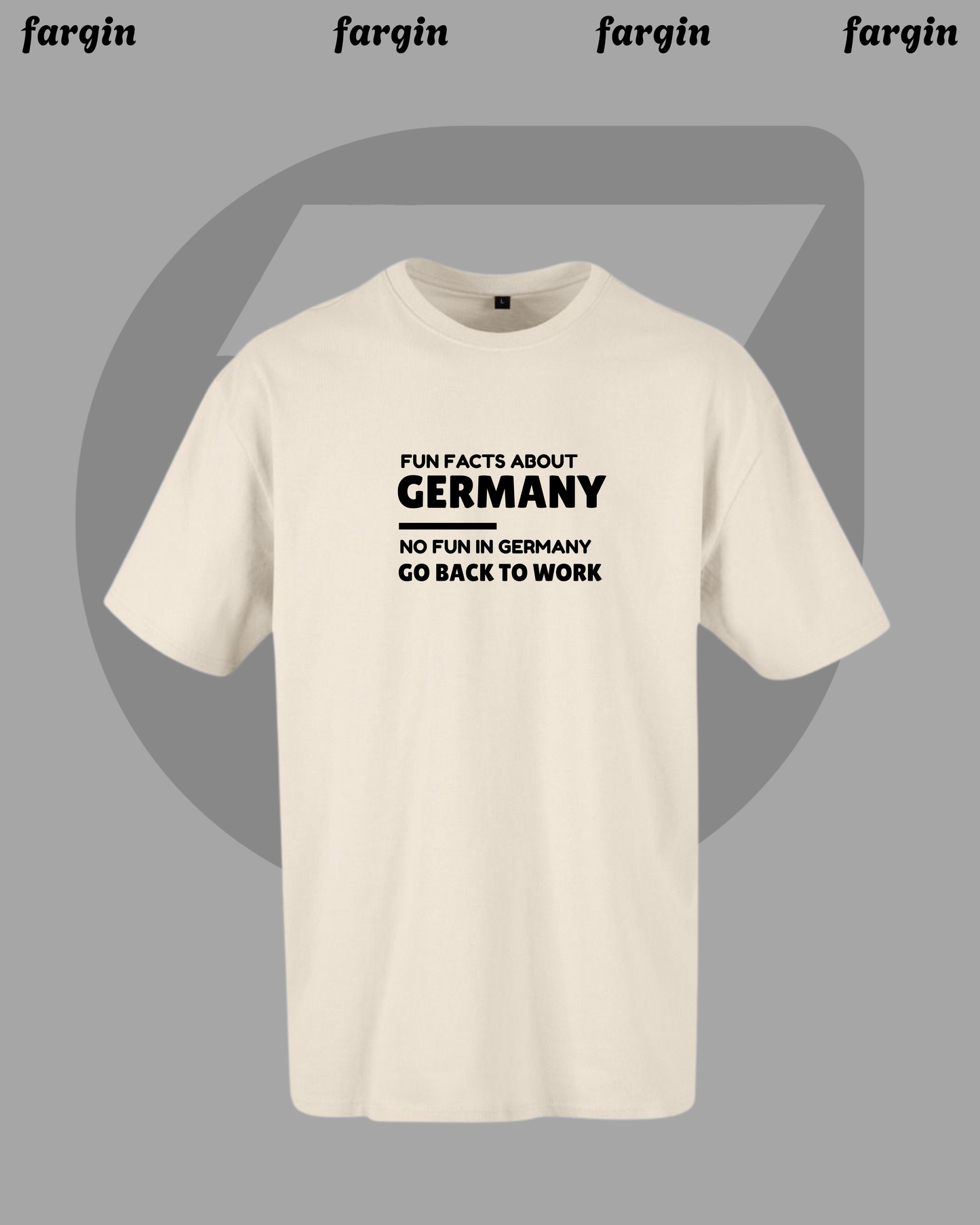 German Meme Oversized Cotton T-Shirt