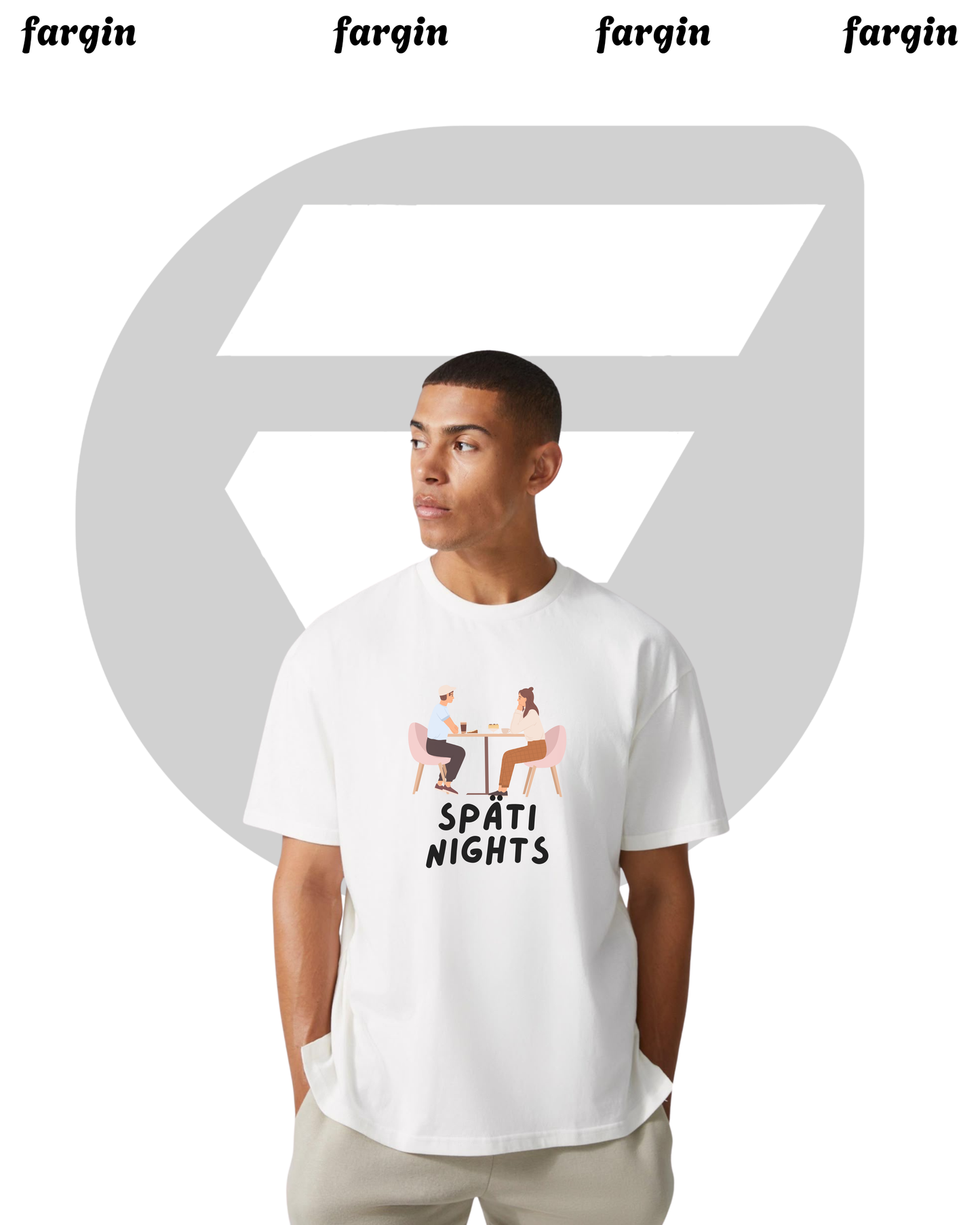German Meme Oversized Cotton T-Shirt