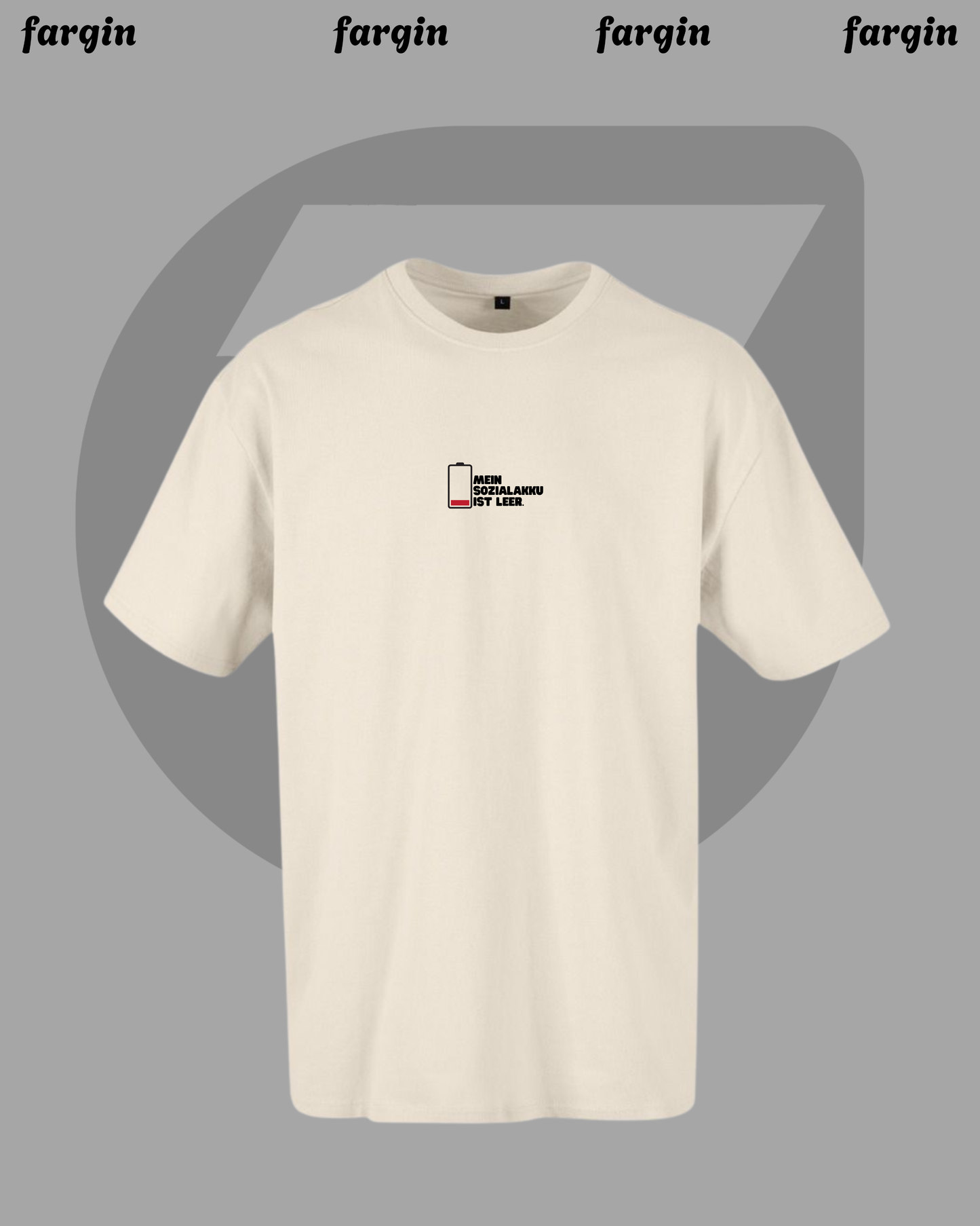 German Meme Oversized Cotton T-Shirt